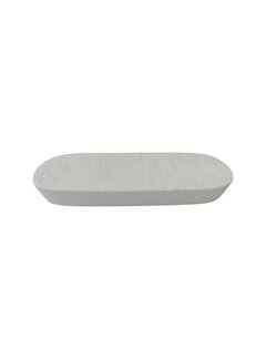 BRICARD PORCELAIN BRICARD SERY SCHAAL| 30,4X10,1X3,7 CM MAT WIT 1-DELIG