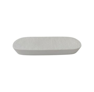 BRICARD PORCELAIN BRICARD SERY SCHAAL| 30,4X10,1X3,7 CM MAT WIT 1-DELIG