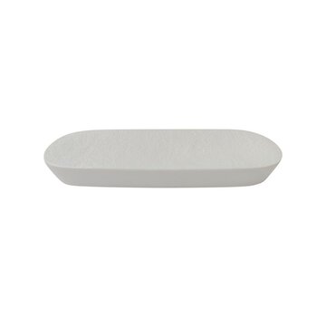 BRICARD PORCELAIN BRICARD SERY SCHAAL| 37,8X11,9X4,3 CM MAT WIT 1-DELIG