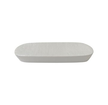 BRICARD PORCELAIN BRICARD SERY SCHAAL| 30,4X10,1X3,7 CM WIT 1-DELIG