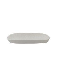 BRICARD PORCELAIN BRICARD SERY SCHAAL| 37,8X11,9X4,3 CM WIT 1-DELIG