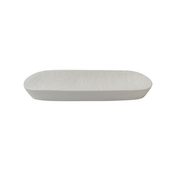 BRICARD PORCELAIN BRICARD SERY SCHAAL| 37,8X11,9X4,3 CM WIT 1-DELIG