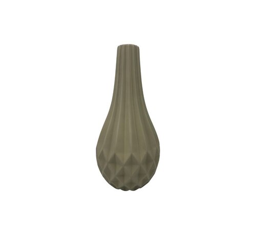 FUGURATO FUGURATO VASE | Ø21,5X46 CM HELLBRAUN