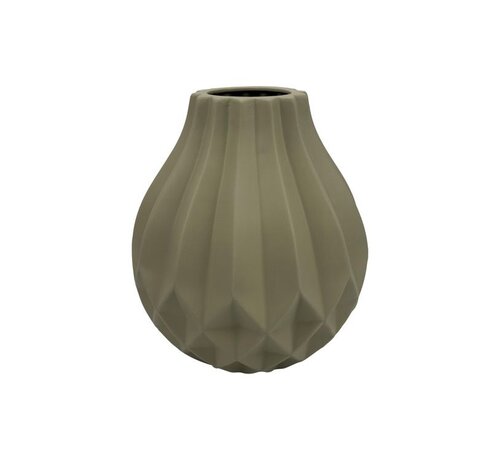 FUGURATO FUGURATO VASE | Ø22,5X25,5 CM LIGHT BROWN