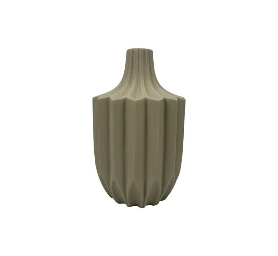 FUGURATO VASE | Ø24X38,5 CM HELLBRAUN