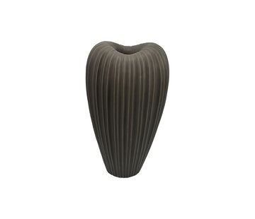 FUGURATO FUGURATO VASE | 22X17X43 CM GREY