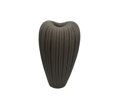 FUGURATO FUGURATO VASE | 22X17X43 CM GRAU