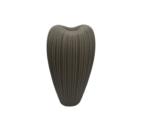 FUGURATO FUGURATO VASE | 25,5X19,5X51 CM GRAU