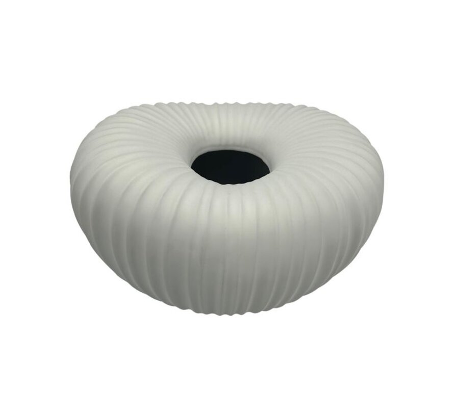 FUGURATO VASE | 30X21X21 CM WHITE