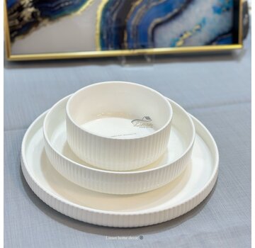 MARLE SERVIESSET 18 PIECES | 6 PERSONS WHITE