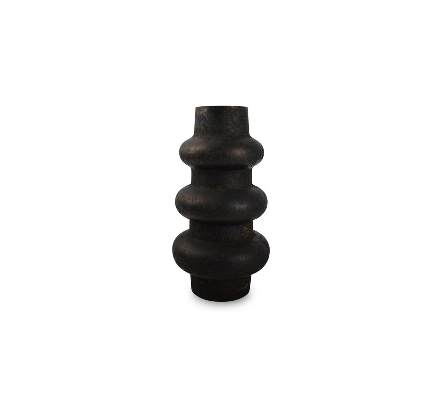 Vase 21xH38,5cm anthracite Tubo