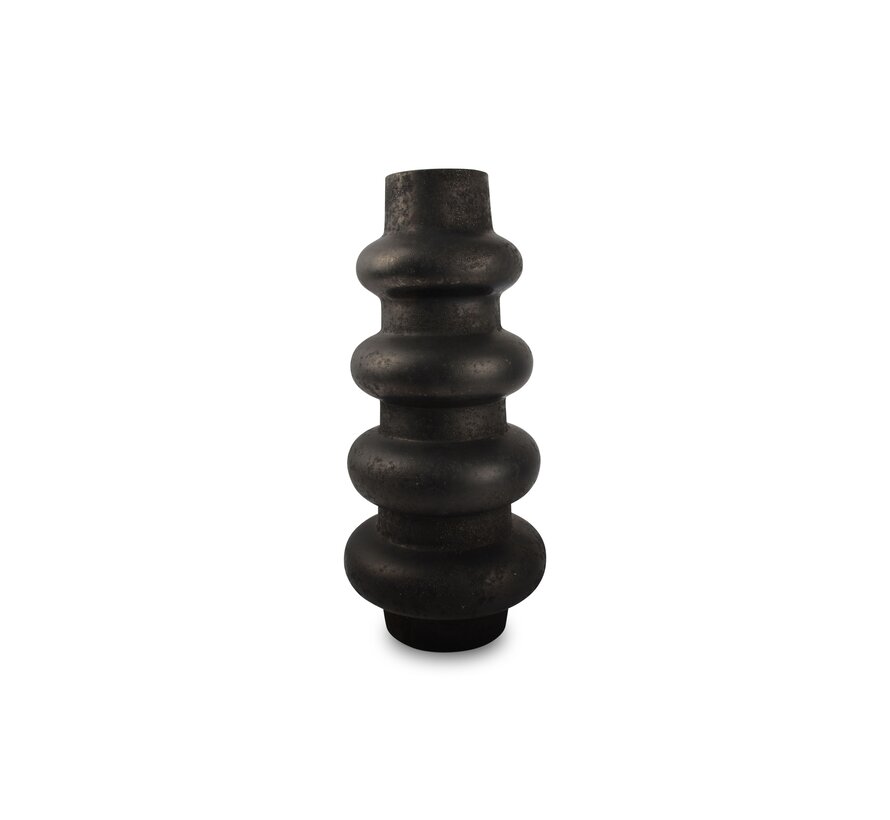 Vase 22xH49cm anthracite Tubo