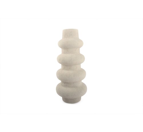 S|P Collection Vase 22xH49cm weiß Tubo