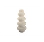 Tubo Vase 22xH49cm blanc