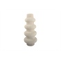 Tubo Vase 22xH49cm blanc