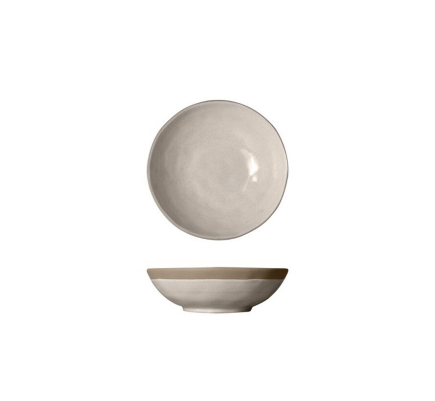Bricard Porcelain Albi  6-Kisilik | 25-parça Yemek Takımı Acik Gri