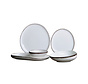 Bricard Porcelain Royan 6-Persoons | 25-Delig Serviesset Wit - Bruin