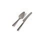 Cake server and knife set silver Equip