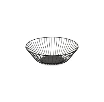 S & P Wire basket 33xH14cm black Loft