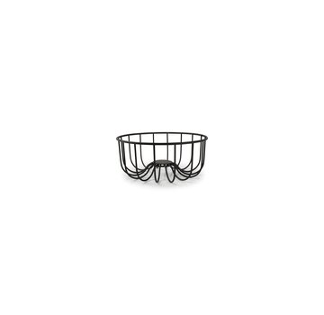 S & P Wire basket 16xH7cm black Octo