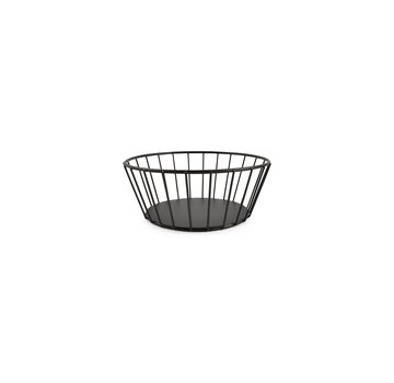 BonBistro Wire basket 17xH7cm black Cesta