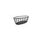 Wire basket 21x11xH7cm black Cesta