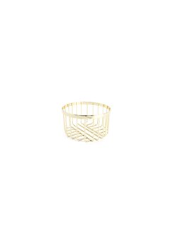 S & P Wire basket 15xH8cm gold Mazy
