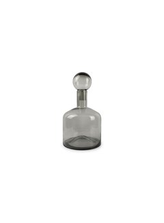  S|P Collection Vase avec bouchon 22xH40,5cm gris Fera