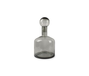  S|P Collection Vase with lid 22xH40,5cm grey Fera