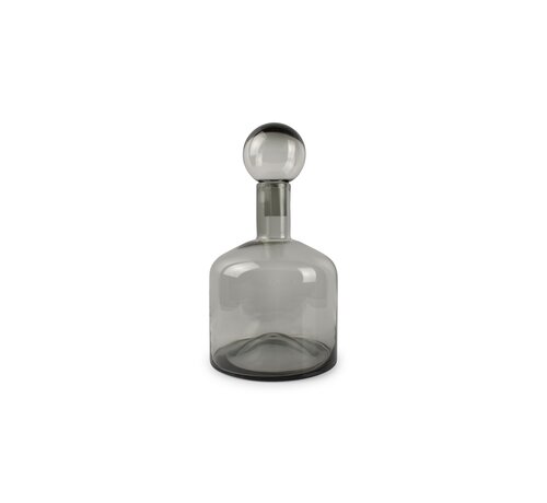 S|P Collection Vase avec bouchon 22xH40,5cm gris Fera