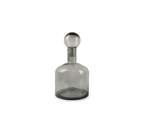 S|P Collection Vase with lid 22xH40,5cm grey Fera