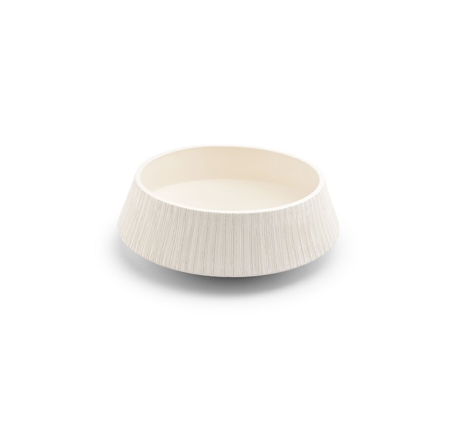 Plat décoratif 35xH12cm beige Vico