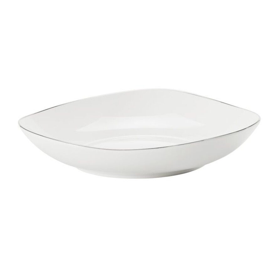 Bricard Porcelain Melun 6-Persons | 27-Piece Dinnerware Set Silver