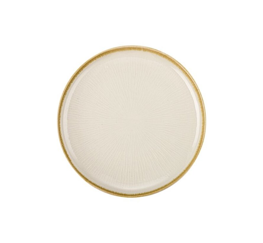 Bricard Porcelain Pau Wit - Beige 6-Persoons | 25-Delig Serviesset