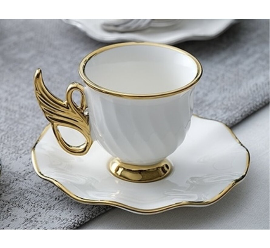 ACR Jade Espressoset 12 Delig | 6 Persoons Goud