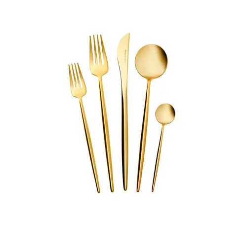 KARACA Karaca Jupiter Matte Gold Cutlery Set, 30 Piece