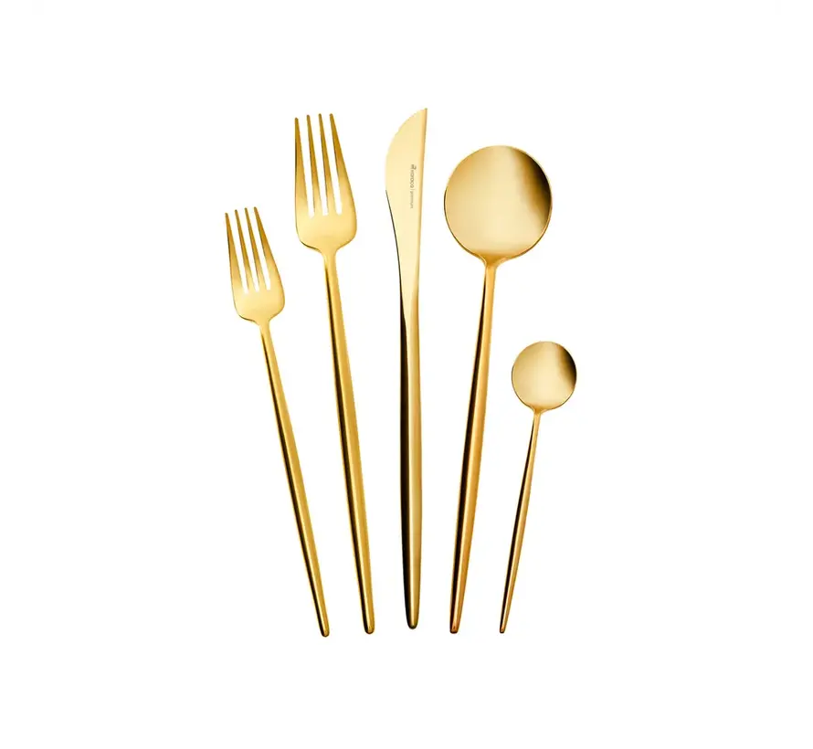 Karaca Jupiter Matte Gold Cutlery Set, 30 Piece