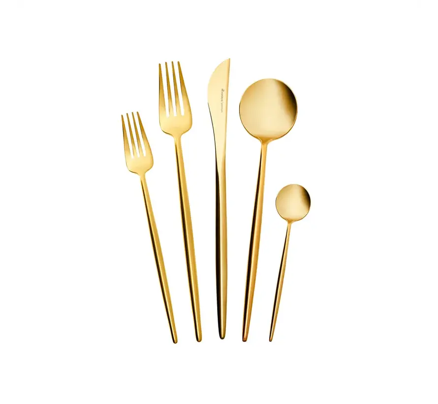 Karaca Jupiter Mattgold Besteck-Set, 30 Teilig