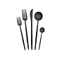 Karaca Jupiter Matte Black Cutlery Set, 30 Piece