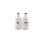 Oil- and vinegar bottle set 60cl white Cucina