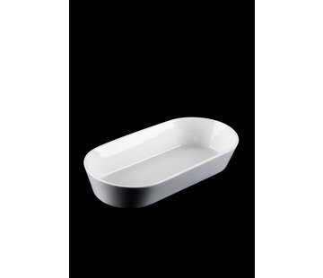 ACR ACR Bianco Perla Porselen Oval Kase - 32.5 CM