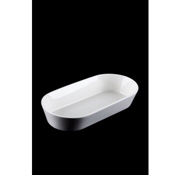 ACR ACR Bianco Perla Porselen Oval Kase - 32.5 CM