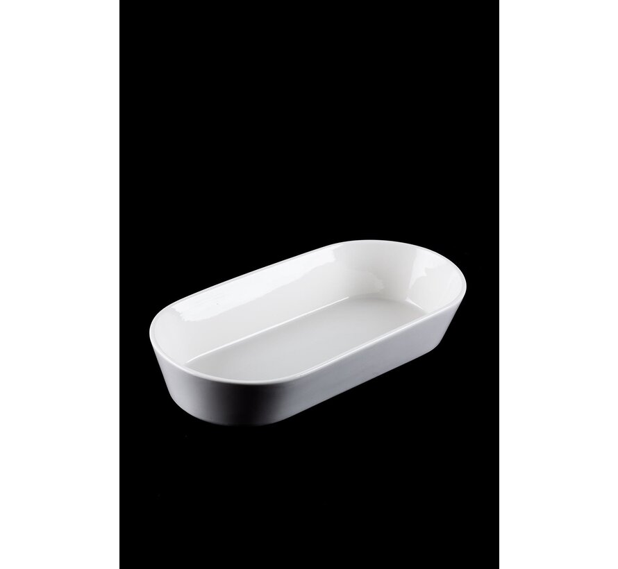 ACR Bianco Perla Ovaal Serveerbord  32.5 cm