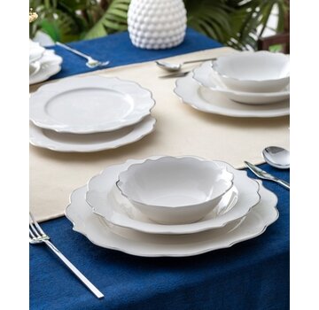 ACR ACR Karmen Servies set 24 Delig | 6 Persoons Zilver