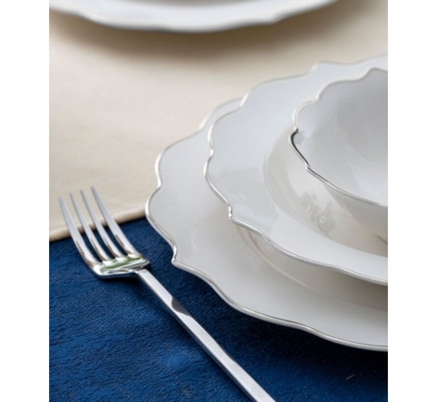 ACR Karmen Geschirrset 24-teilig / 6 Personen Silber