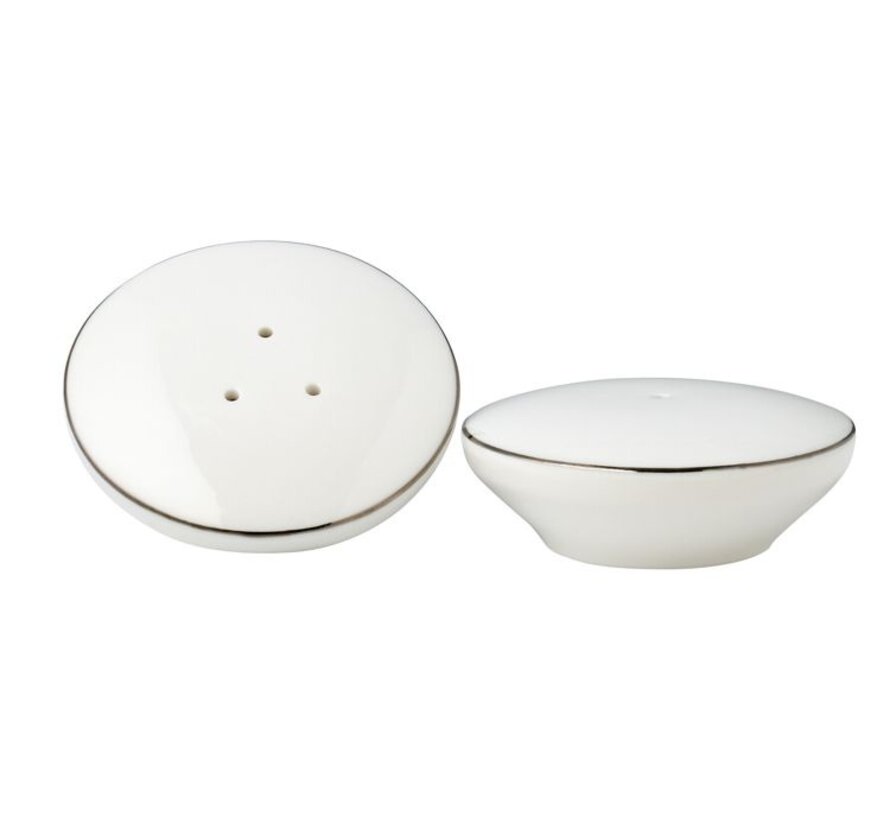 Bricard Porcelain Canet  6-Kisilik | 27-parça Yemek Takımı Gumus