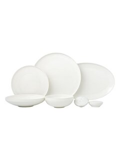 BRICARD PORCELAIN Bricard Porcelain Canet  6-Kisilik | 27-parça Yemek Takımı Beyaz