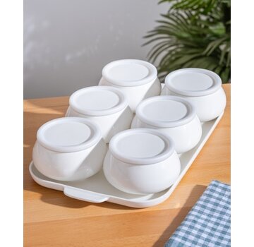ACR Bondy Schalen- / Ontbijtset Met Deksel 13 Delig