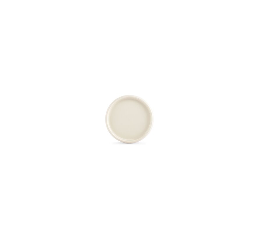 Teller flach 12,5cm vanilla Curvo