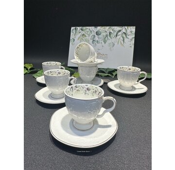 ACR ACR Leonas Espressoset 12 Delig | 6 Persoons